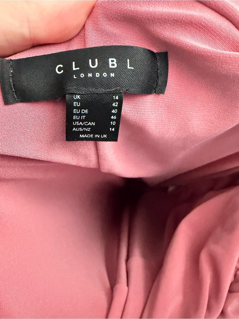 Club L London Pink Maternity Dress - Picture 5 of 6